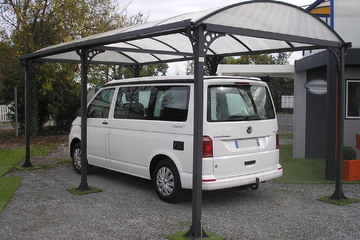 Carport- Abris camping Cars - Toit arrondiphoto 3