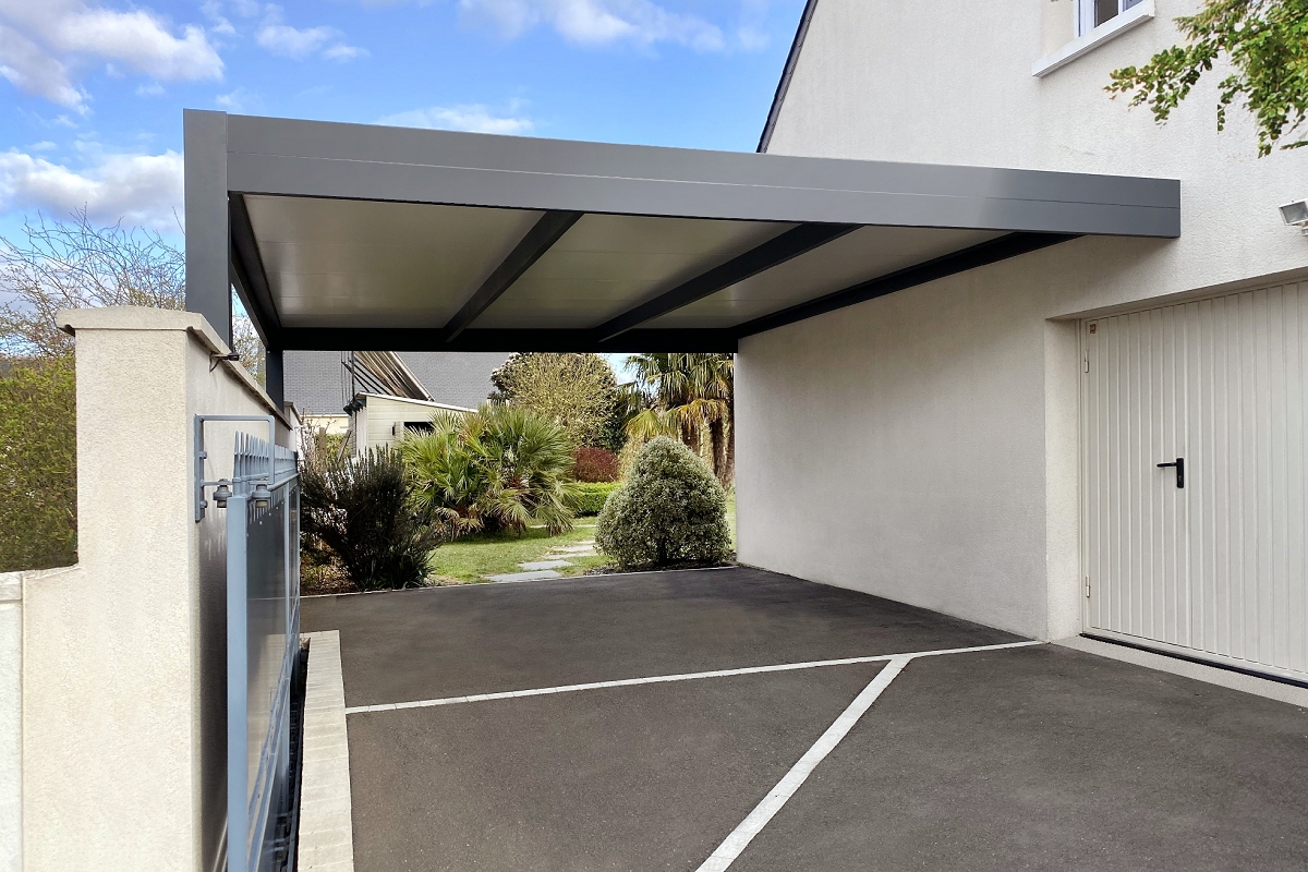 Carport ALULOGE - Toit platphoto 2